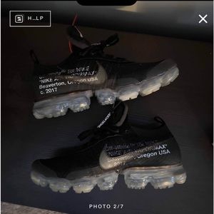 Off white vapor max - used lightly worn